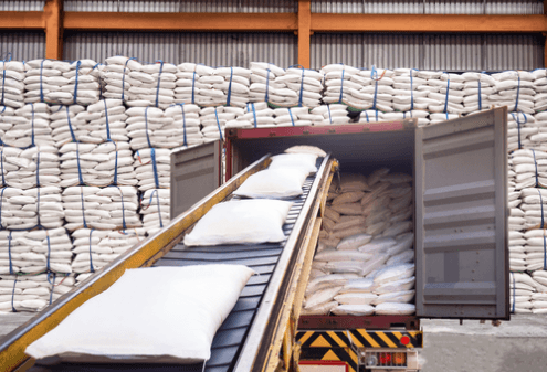 packages being loaded into a truck